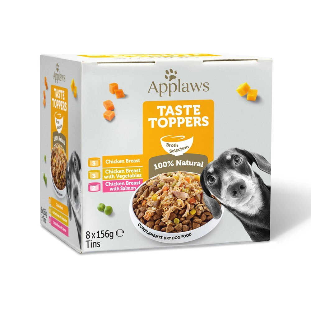 Applaws Applaws Taste Toppers Breast Broth Variety Chicken Adult Wet Dog Food pet food packaging